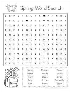Free Printable Word Searches For Kids Difficult To Solve